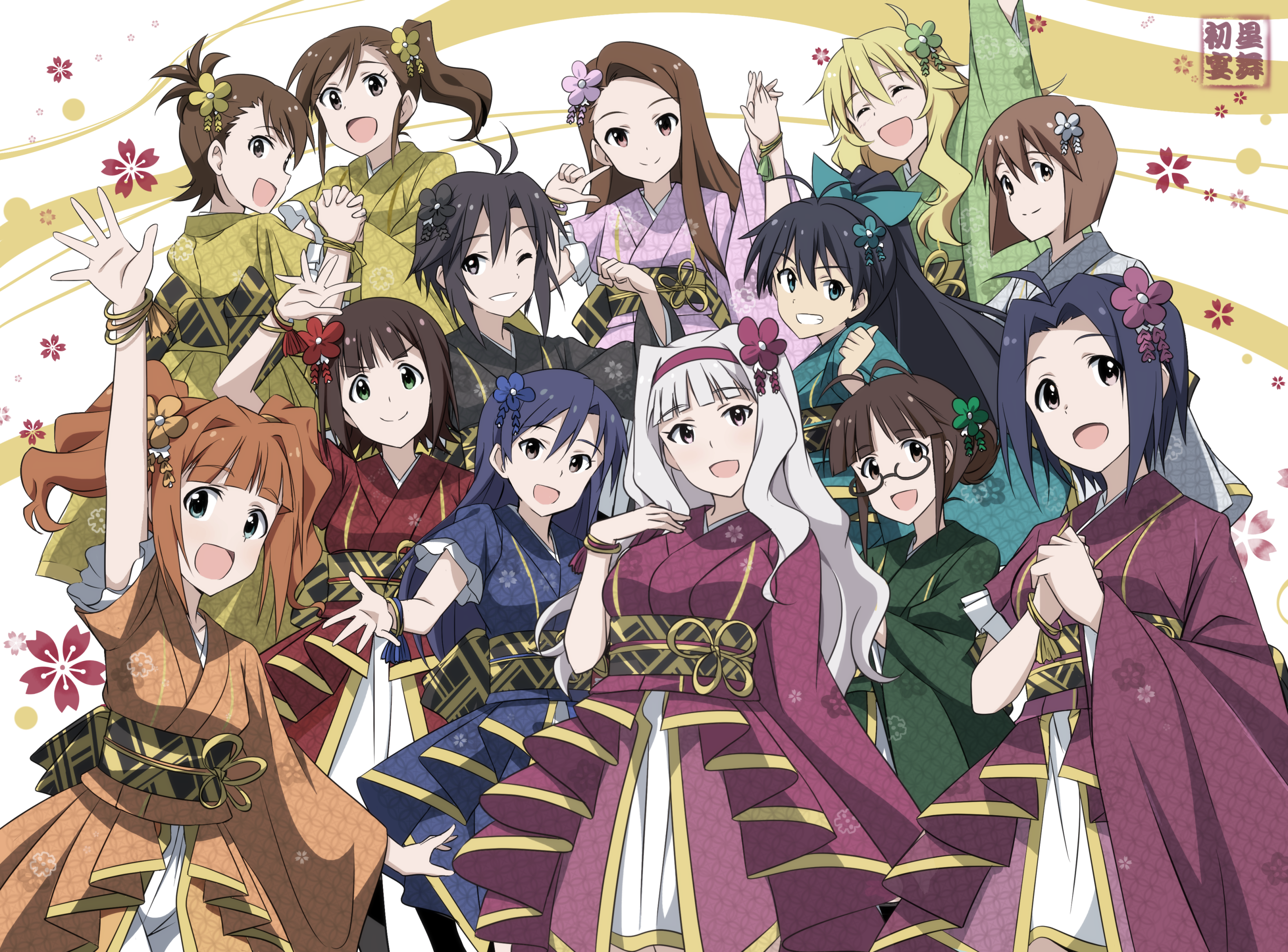Hoshii Miki Amami Haruka Shijou Takane Kisaragi Chihaya Minase Iori And 8 More Idolmaster And 1 More Drawn By Tokiani Danbooru