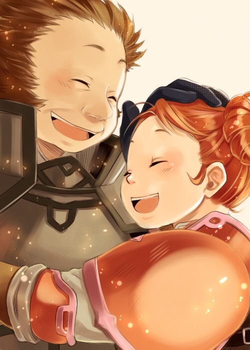 meg and brom (fire emblem and 1 more) drawn by kiyuu
