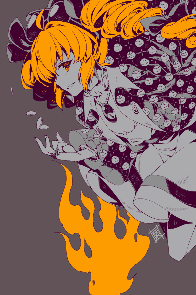 yorigami jo'on (touhou) drawn by kurisu_toshi