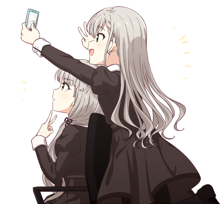 hisakawa hayate and hisakawa nagi (idolmaster and 2 more) drawn by un403lucky
