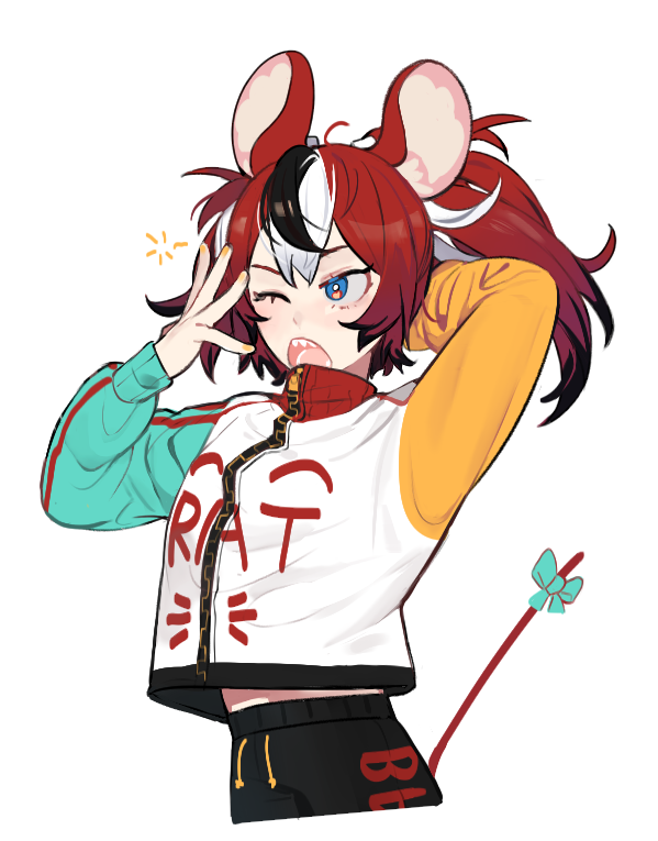 hakos baelz (hololive and 1 more) drawn by eus_ing