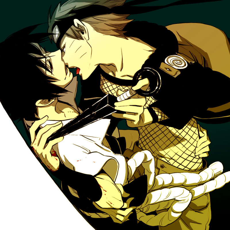 uzumaki naruto and uchiha sasuke (naruto) drawn by hoshino_lily