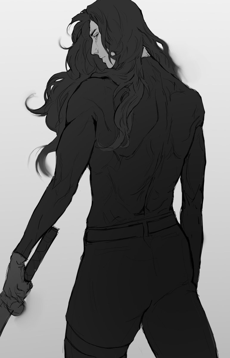 yoo joonghyuk (omniscient reader's viewpoint) drawn by macaronijail