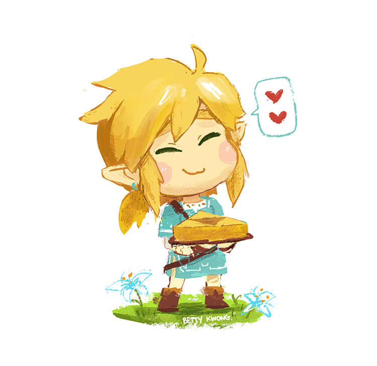 link (the legend of zelda and 1 more) drawn by bettykwong