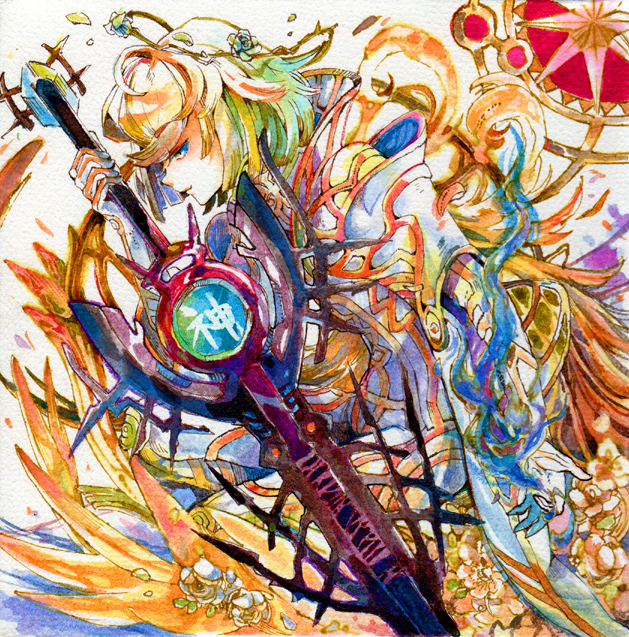 zanza (xenoblade chronicles and 1 more) drawn by mebu