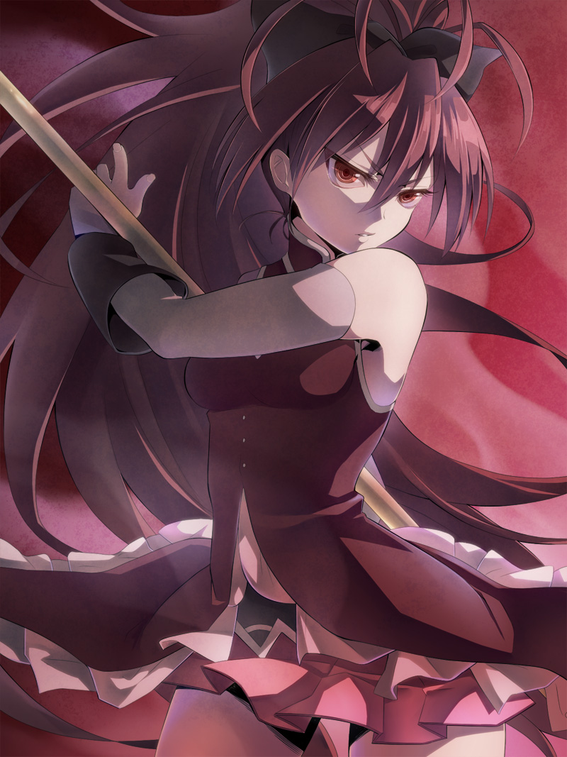 sakura kyoko (mahou shoujo madoka magica) drawn by hattori_masaki