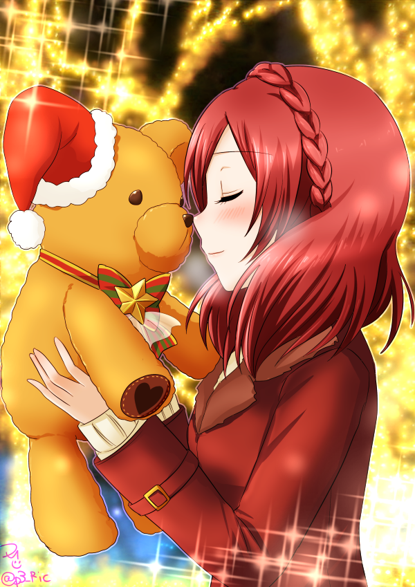 nishikino maki (love live! and 1 more) drawn by ric._(marchen_mozuku)