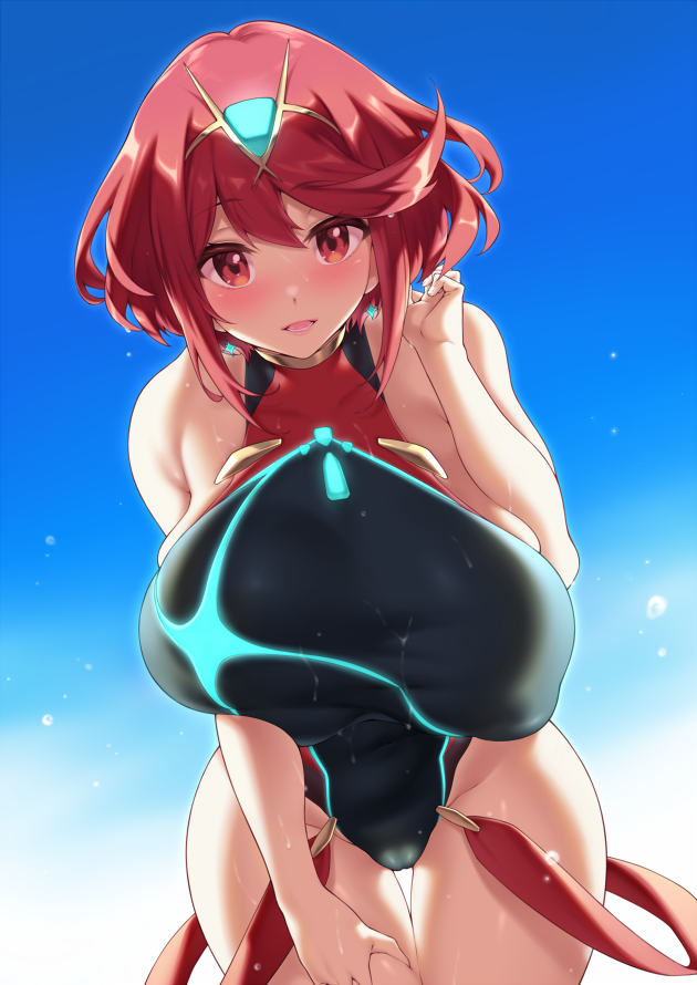 pyra (xenoblade chronicles and 1 more) drawn by fuya_(tempupupu)