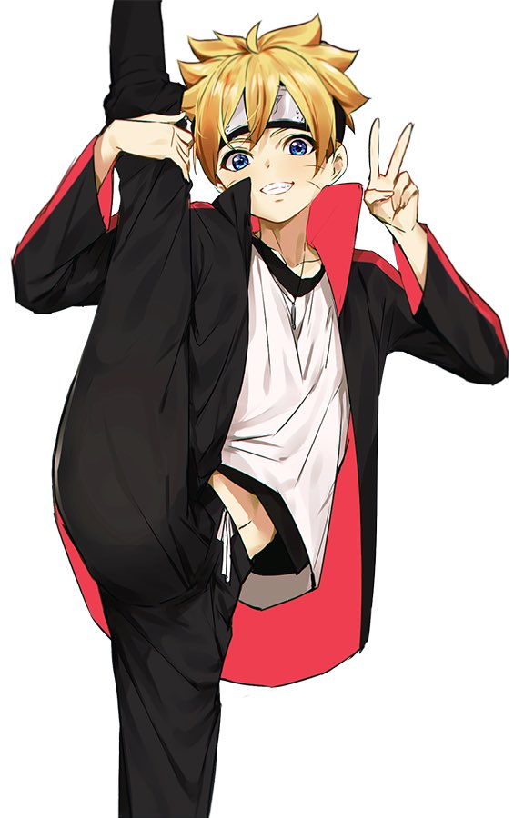uzumaki boruto (naruto and 1 more) drawn by bad_applelen
