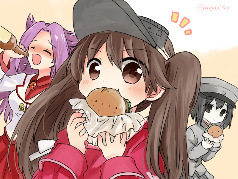 ryuujou, akitsu maru, and jun'you (kantai collection) drawn by nagasioo