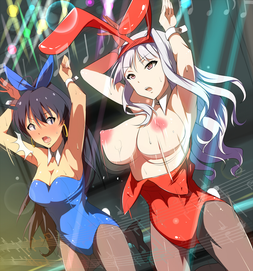 shijou takane and ganaha hibiki (idolmaster) drawn by 94plum