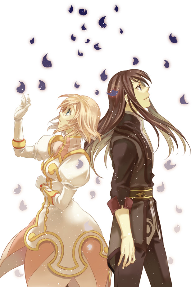 yuri lowell and estellise sidos heurassein (tales of and 1 more) drawn by miho_(mi)