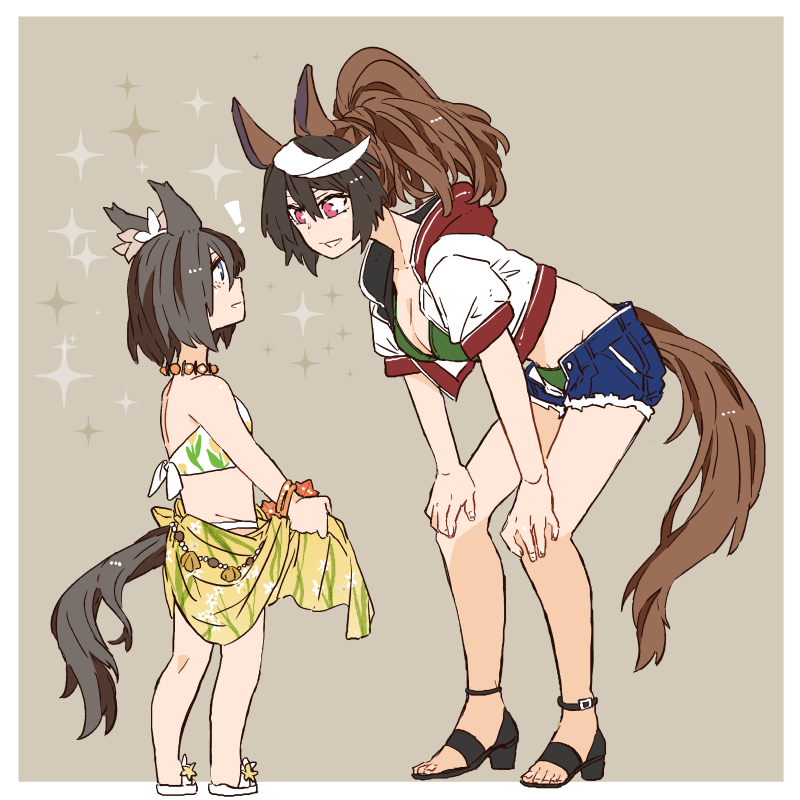 symboli rudolf and air groove (umamusume) drawn by asuka_(junerabitts)