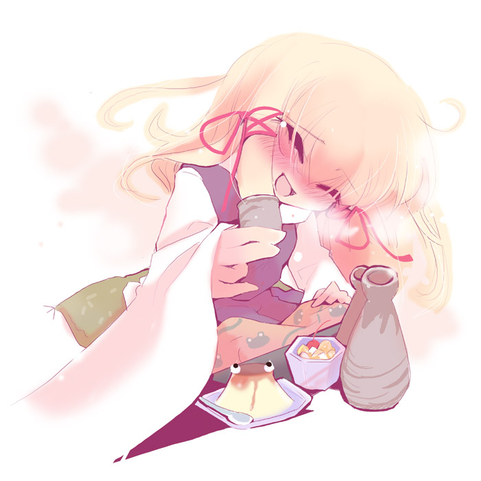 moriya suwako and pyonta (touhou) drawn by usoneko