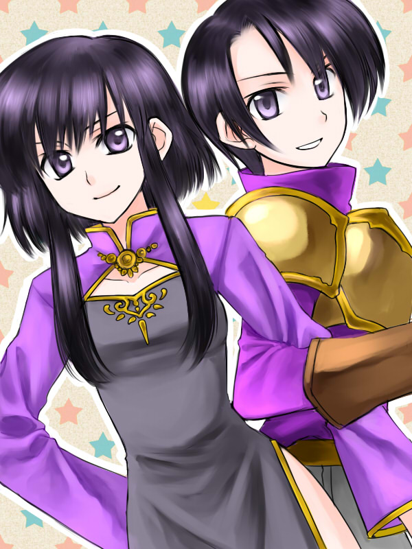 larcei and scathach (fire emblem and 1 more) drawn by bo_(774berry)