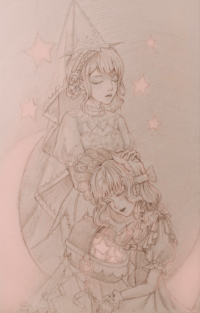sugary lullaby and starlight variations (nikki and 1 more) drawn by xxyt-xx