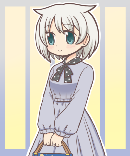 azusa mifuyu (mahou shoujo madoka magica and 1 more) drawn by reverse_(bluefencer)