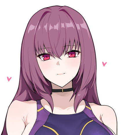 scathach (fate and 1 more) drawn by halcon