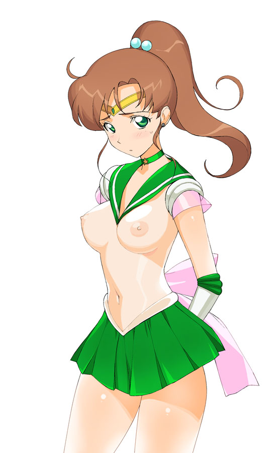 kino makoto, sailor jupiter, and super sailor jupiter (bishoujo senshi sailor moon) drawn by a1_(initial-g)