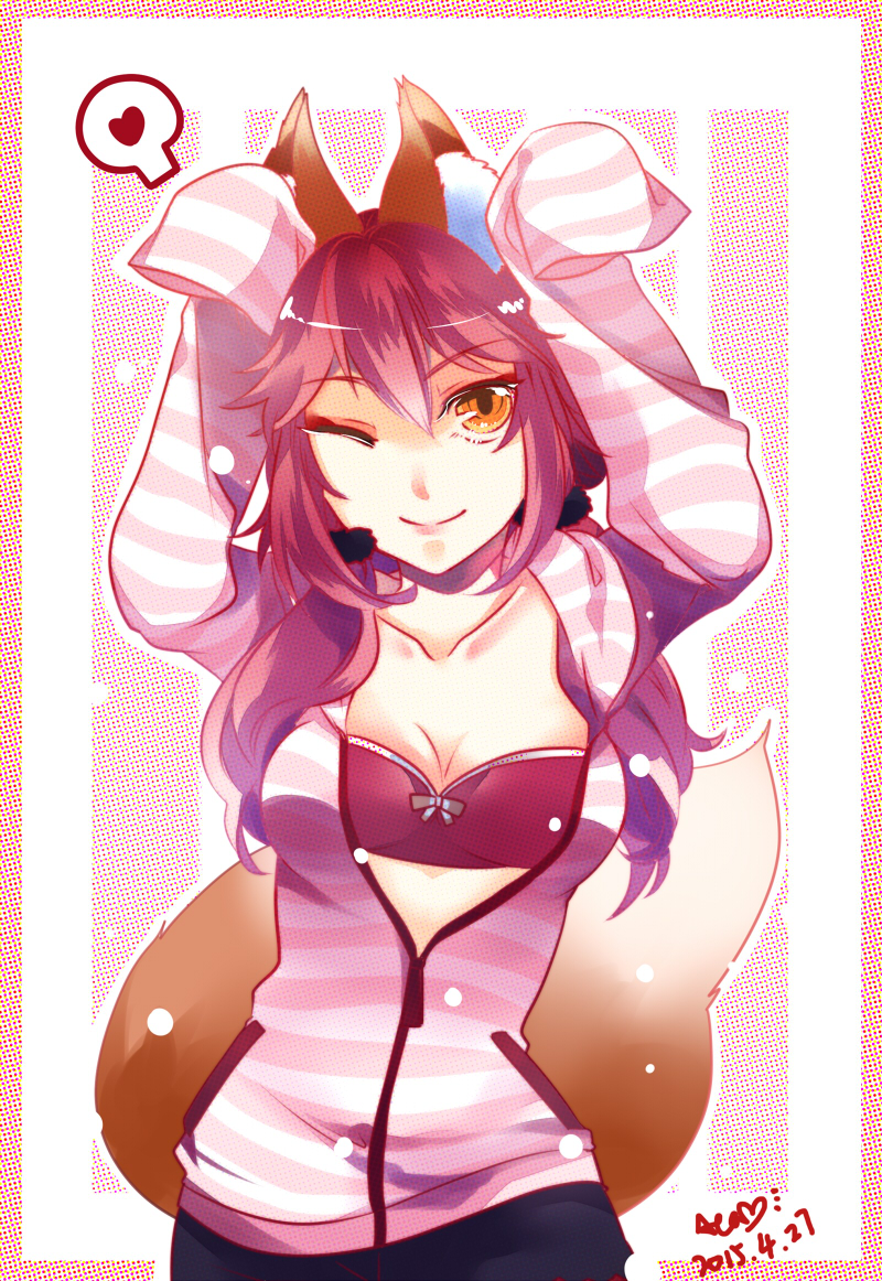 tamamo and tamamo no mae (fate and 1 more) drawn by puyue