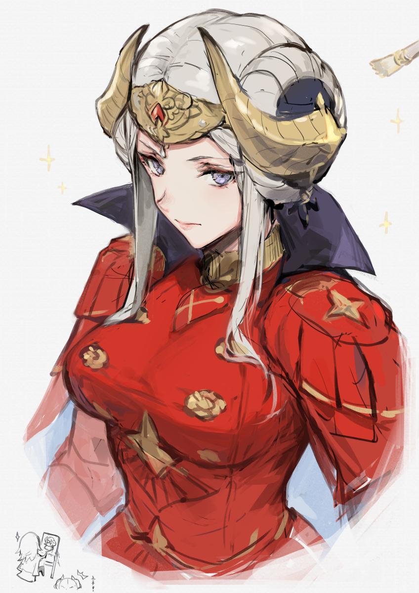 edelgard von hresvelg (fire emblem and 1 more) drawn by haoni
