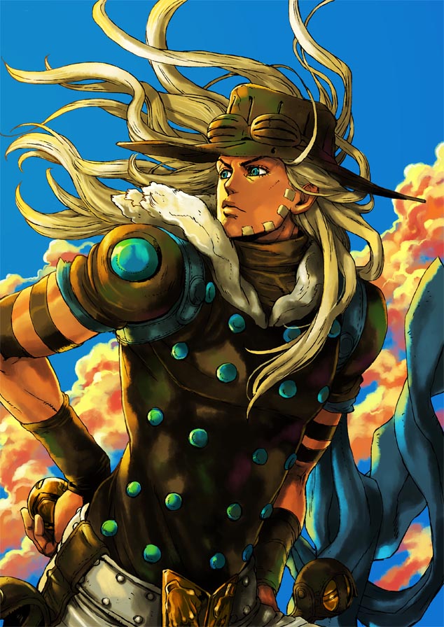 gyro zeppeli (jojo no kimyou na bouken and 1 more) drawn by mahito_(tranjistor)