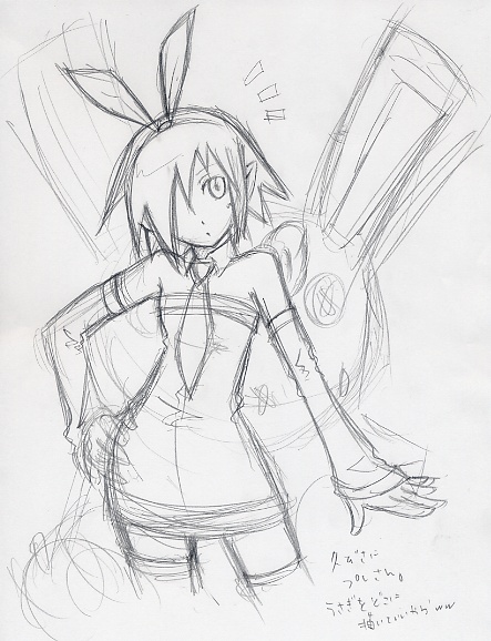 pleinair and usagi-san (original) drawn by maon