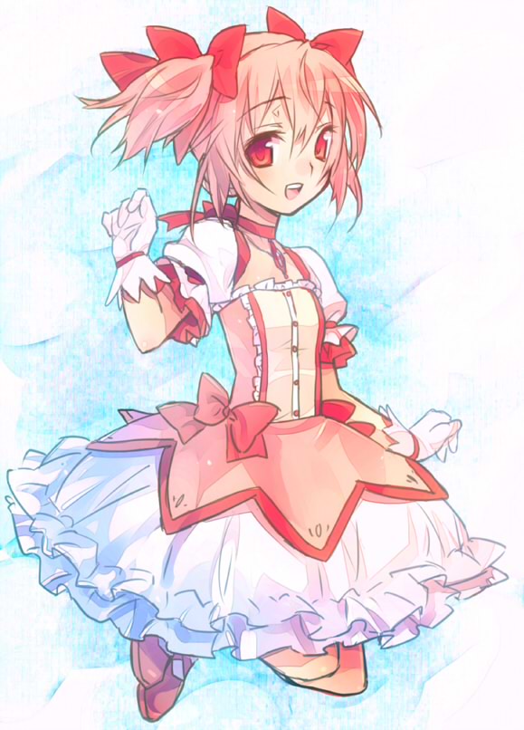kaname madoka (mahou shoujo madoka magica) drawn by wanko_(takohati8)