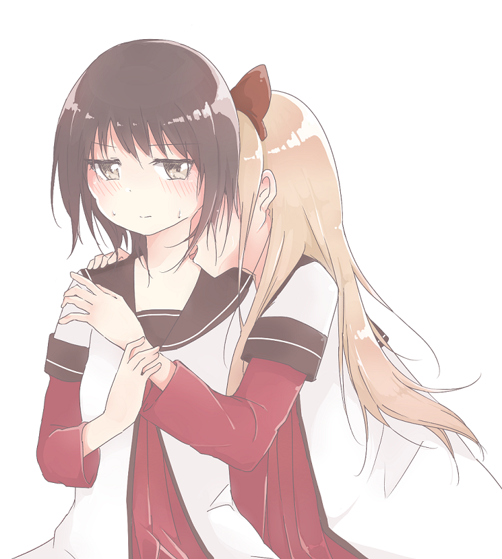 toshinou kyouko and funami yui (yuruyuri) drawn by nateco