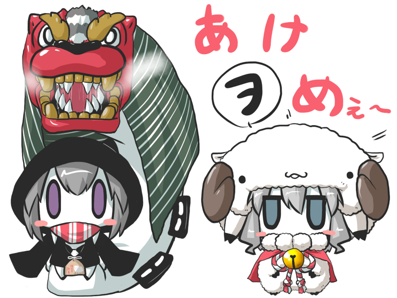 wo-class aircraft carrier and re-class battleship (kantai collection) drawn by goma_(gomasamune)
