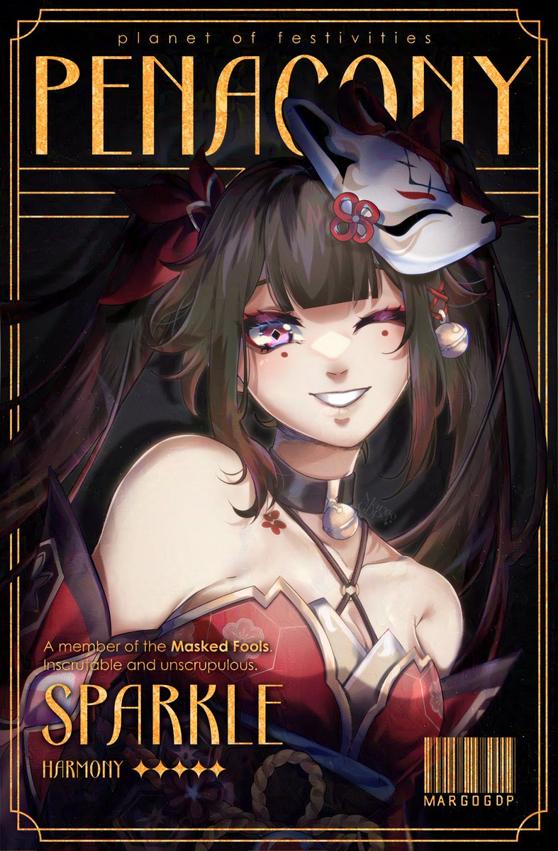 sparkle (honkai and 1 more) drawn by margogdp