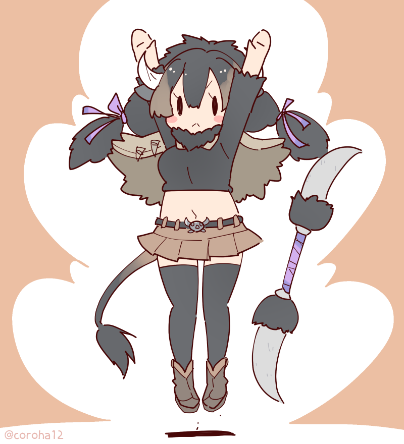 american bison (kemono friends) drawn by coroha