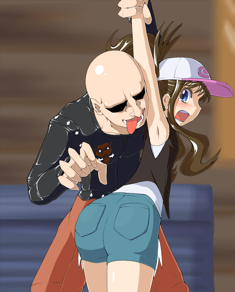 hilda and krookodile (pokemon and 1 more) drawn by mashio