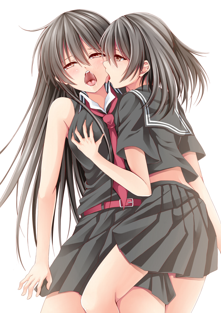 akame and kurome (akame ga kill!) drawn by creek_(moon-sky)