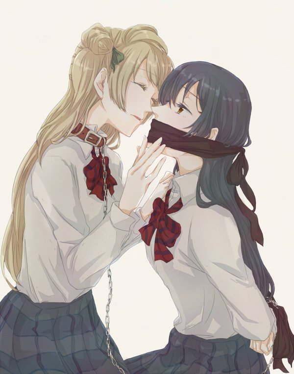 sonoda umi and minami kotori (love live! and 1 more) drawn by manasseh