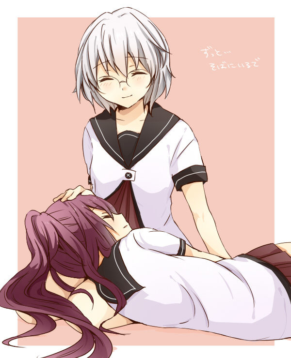 sugiura ayano and ikeda chitose (yuruyuri) drawn by sao_(0060)