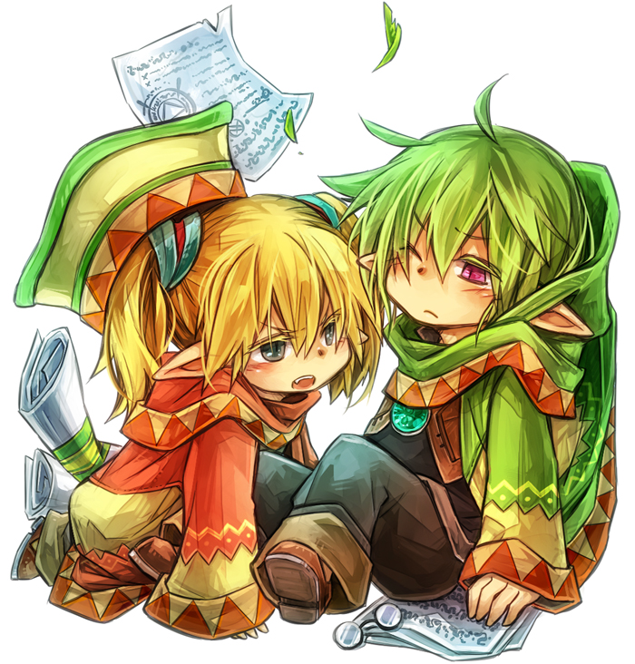 shantotto and karaha-baruha (final fantasy and 1 more) drawn by fujiwara_akina