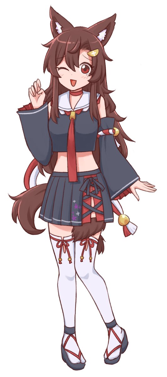 imaizumi kagerou and ookami mio (touhou and 1 more) drawn by wool_(miwol)