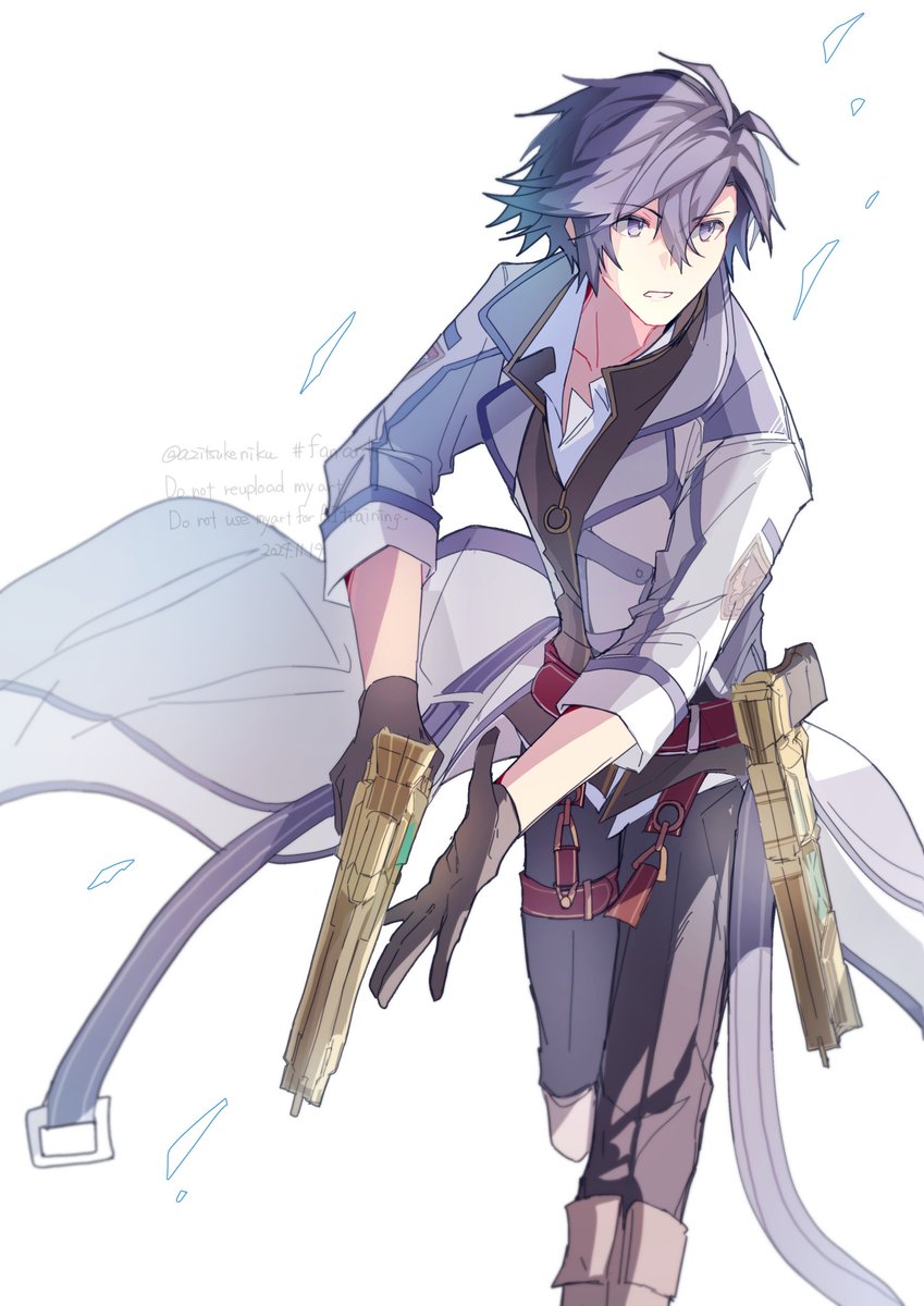 rean schwarzer (eiyuu densetsu and 2 more) drawn by azitsukeniku