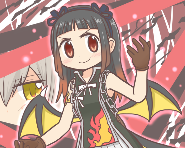 kureha yuna and ooba juri (mahou shoujo madoka magica and 1 more) drawn by reverse_(bluefencer)