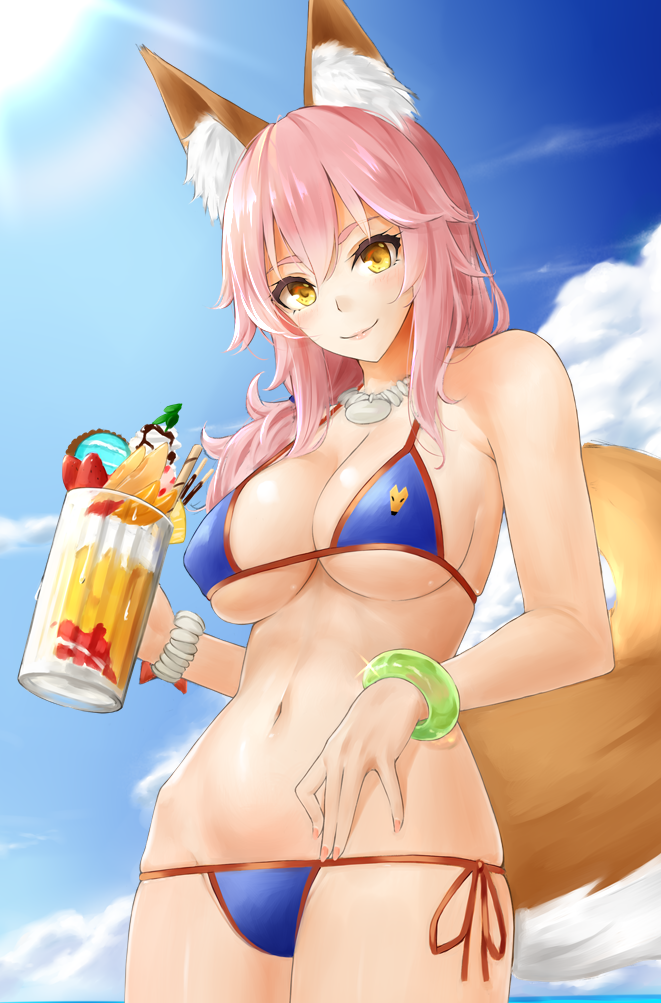tamamo and tamamo no mae (fate and 1 more) drawn by kitagawa_onitarou