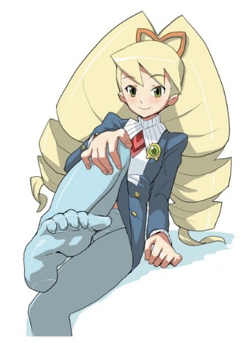 luna platz (mega man and 1 more) drawn by heriyama