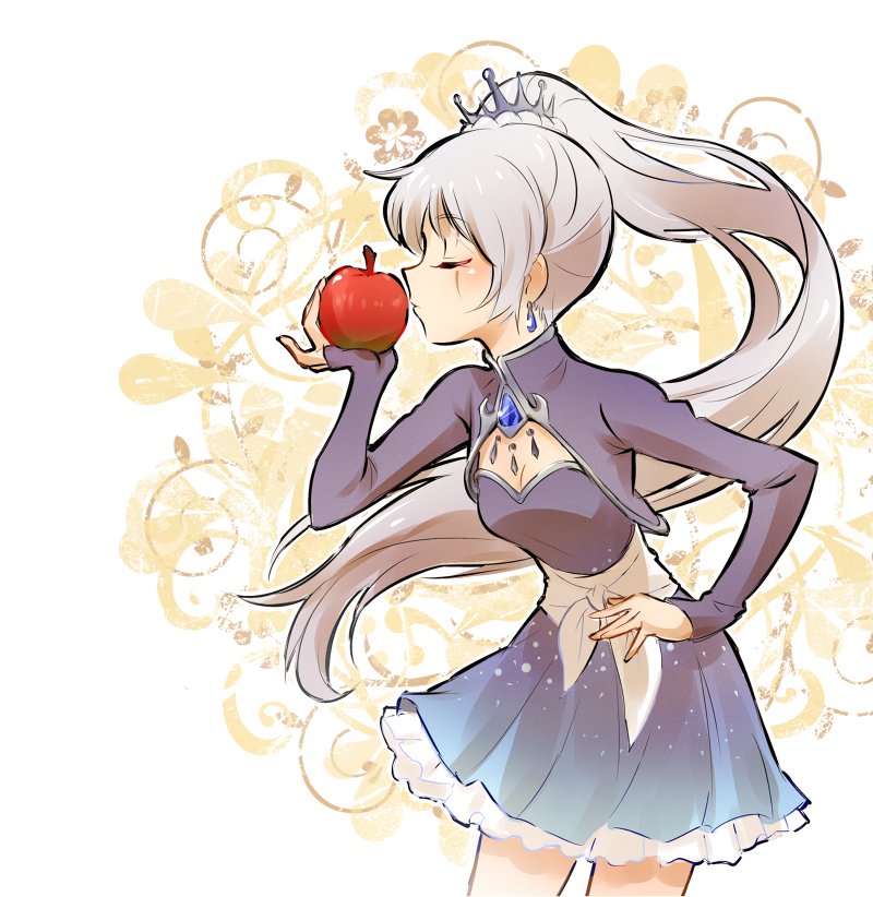 weiss schnee (rwby and 1 more) drawn by iesupa