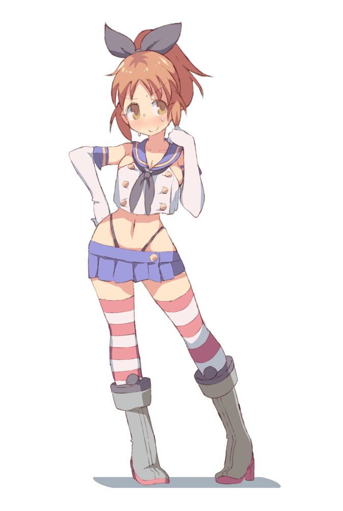 shimakaze and abe nana (kantai collection and 2 more) drawn by shimazaki1152