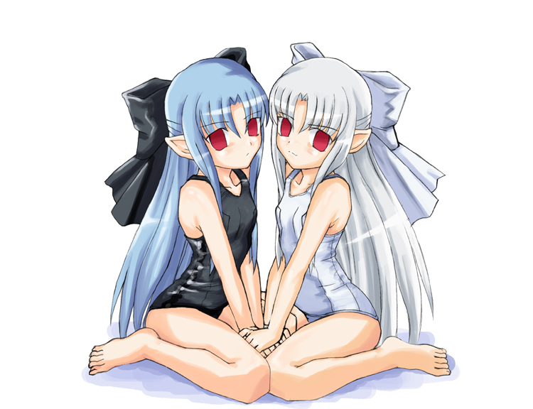len and white len (tsukihime and 1 more)