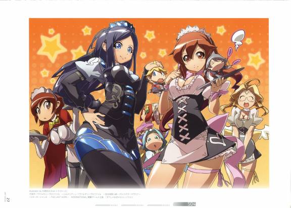 saionji reimi, meracle chamlotte, edge maverick, and sarah jerand (star ocean and 1 more) drawn by enami_katsumi