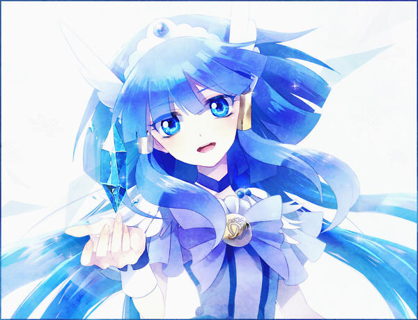aoki reika and cure beauty (precure and 1 more) drawn by natsuiro_xx