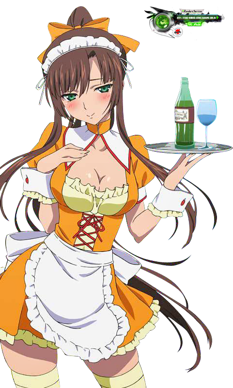 kirasaka sayaka (strike the blood) drawn by ors_anime_renders