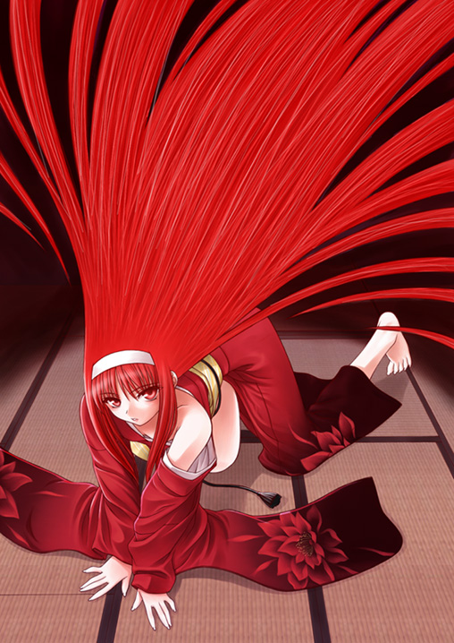 tohno akiha and vermillion akiha (tsukihime) drawn by mahitovii
