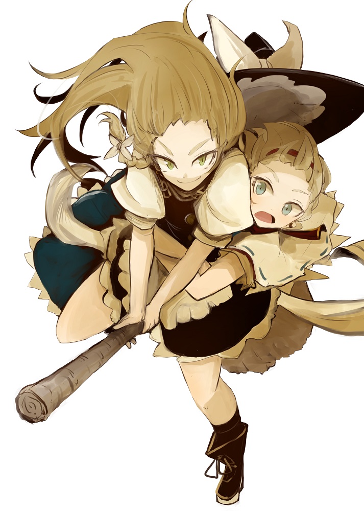 kirisame marisa and alice margatroid (touhou) drawn by necro_(nekurodayo)